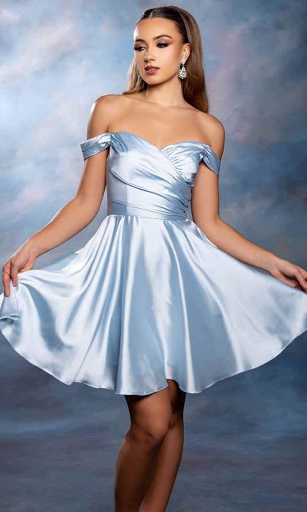 May Queen MQ2245 - Short A Line Dress