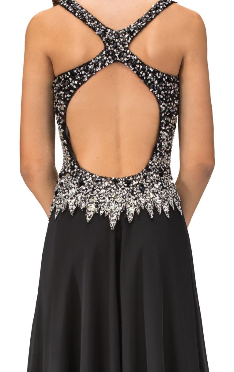 Elizabeth K - GL1113 V-Neck Sleeveless Long Dress Special Occasion Dress