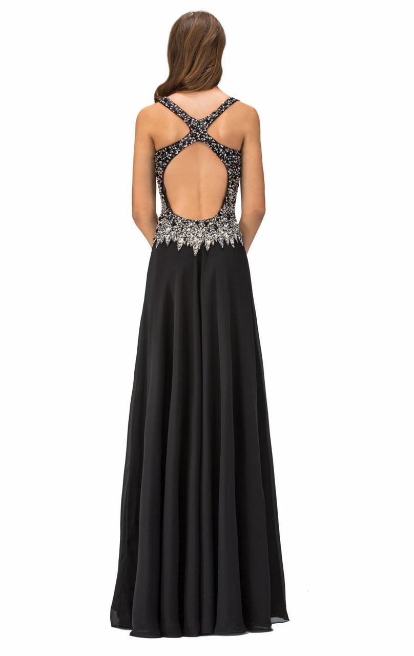 Elizabeth K - GL1113 V-Neck Sleeveless Long Dress Special Occasion Dress