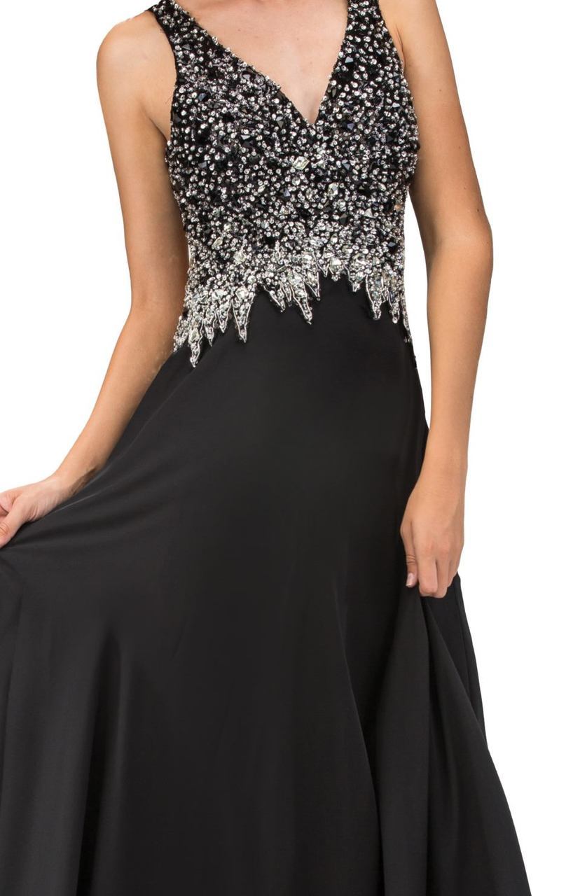 Elizabeth K - GL1113 V-Neck Sleeveless Long Dress Special Occasion Dress