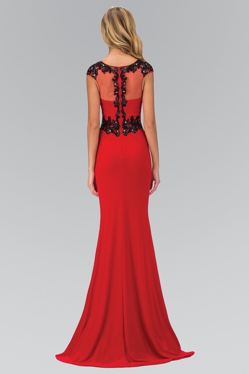 Elizabeth K - GL1380 Embellished Scoop Neck Jersey Gown Special Occasion Dress