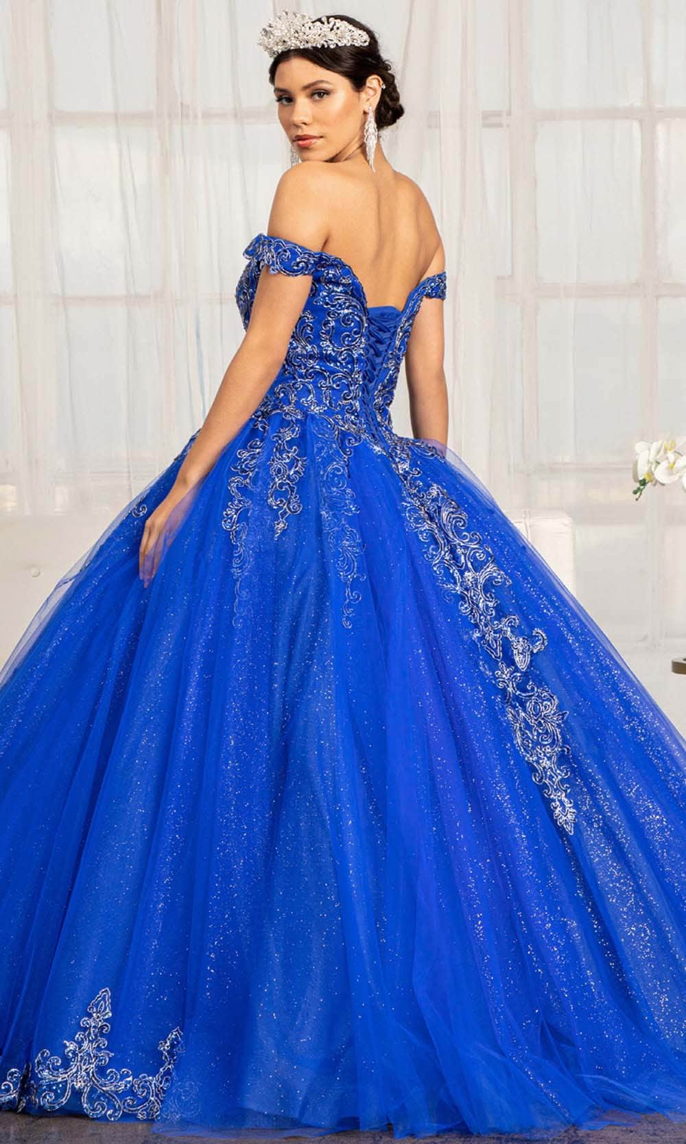 Elizabeth K GL1972 - Off-shoulder Sweetheart Neck Ball Gown Ball Gowns