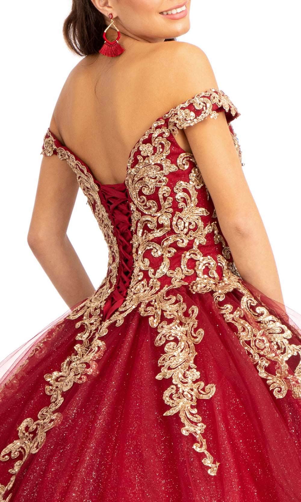 Elizabeth K GL1972 - Off-shoulder Sweetheart Neck Ball Gown Ball Gowns