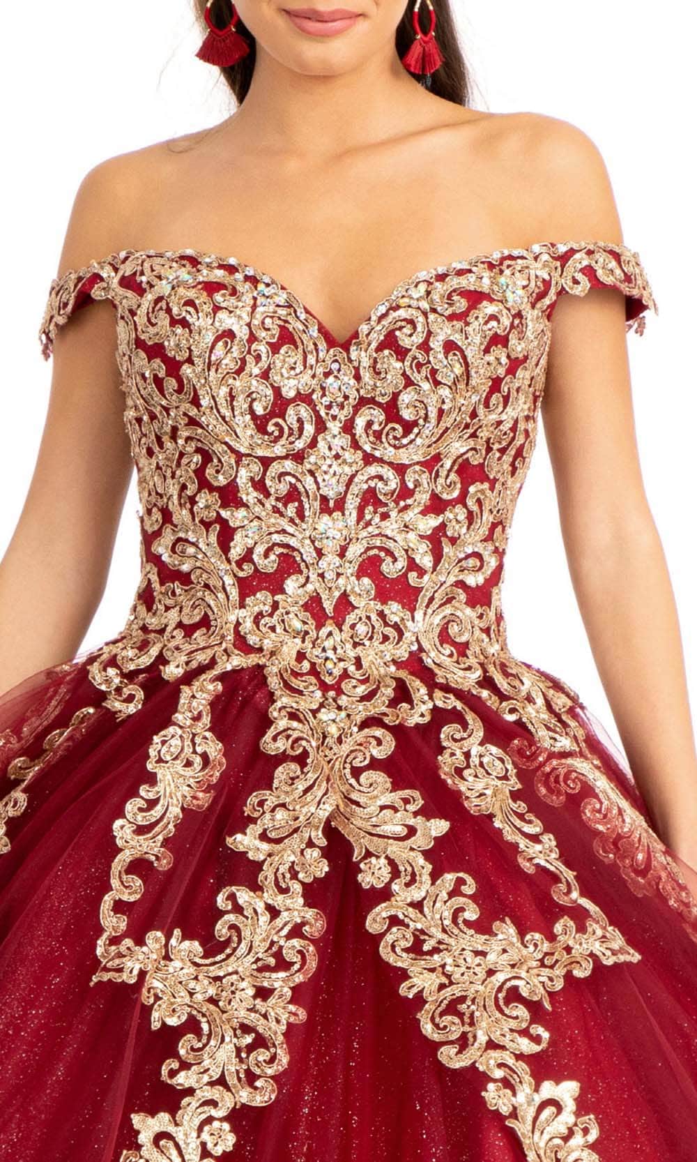 Elizabeth K GL1972 - Off-shoulder Sweetheart Neck Ball Gown Ball Gowns