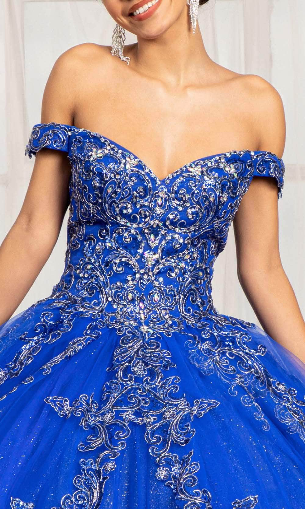 Elizabeth K GL1972 - Off-shoulder Sweetheart Neck Ball Gown Ball Gowns