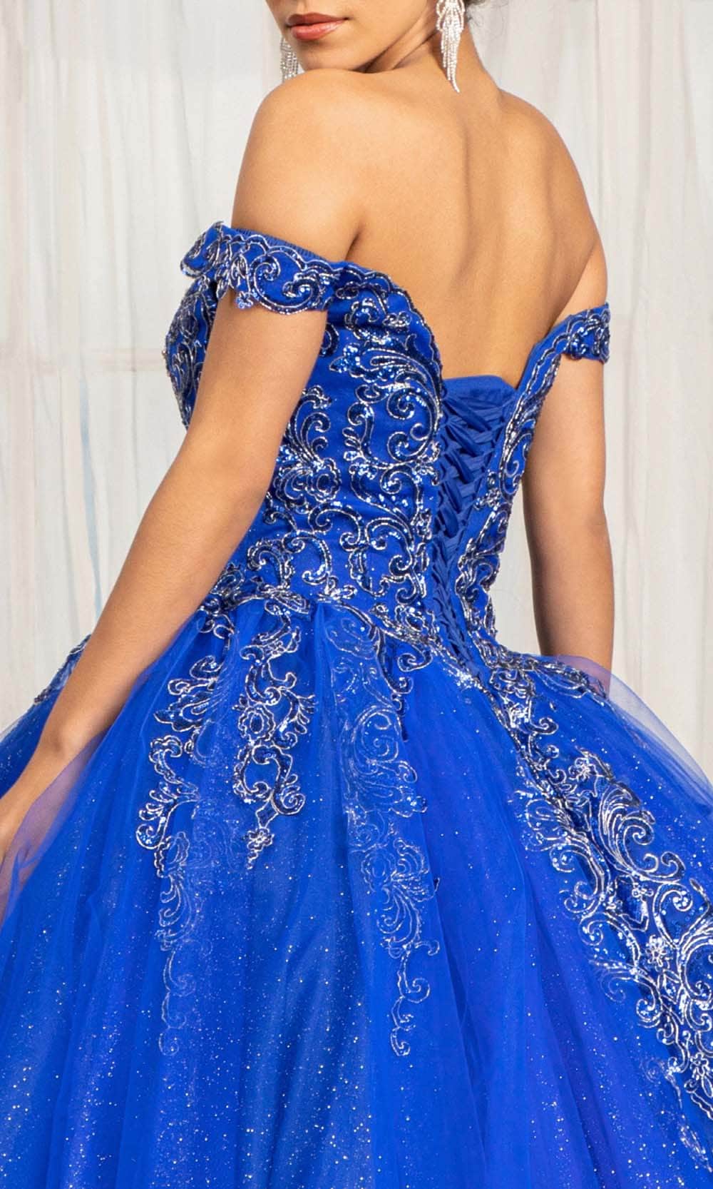 Elizabeth K GL1972 - Off-shoulder Sweetheart Neck Ball Gown Ball Gowns