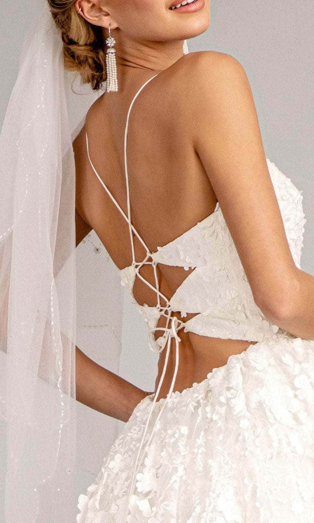 Elizabeth K GL1985 - Sleeveless Floral Wedding Dress Bridal Dresses