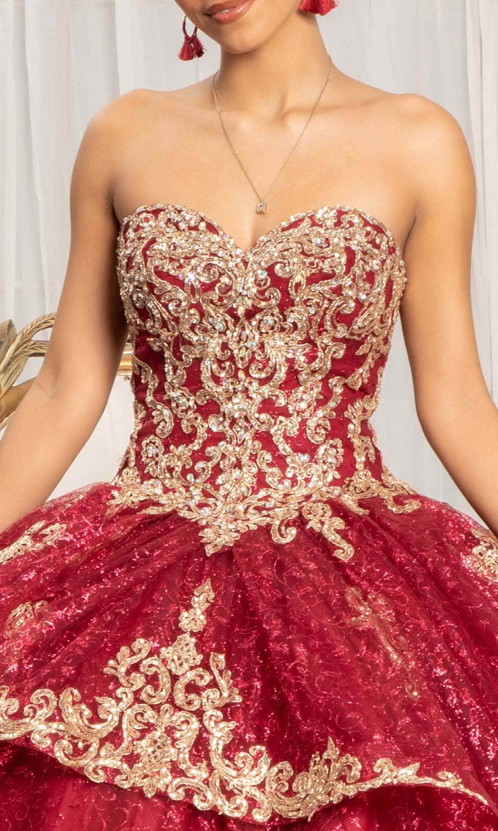 Elizabeth K GL1987 - Strapless Sweetheart Neckline Ball Gown Quinceanera Dresses