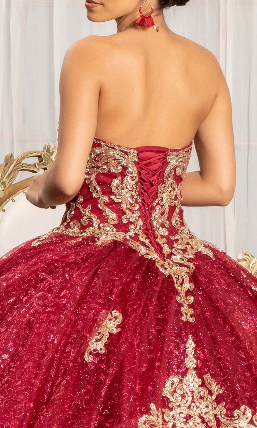 Elizabeth K GL1987 - Strapless Sweetheart Neckline Ball Gown Quinceanera Dresses