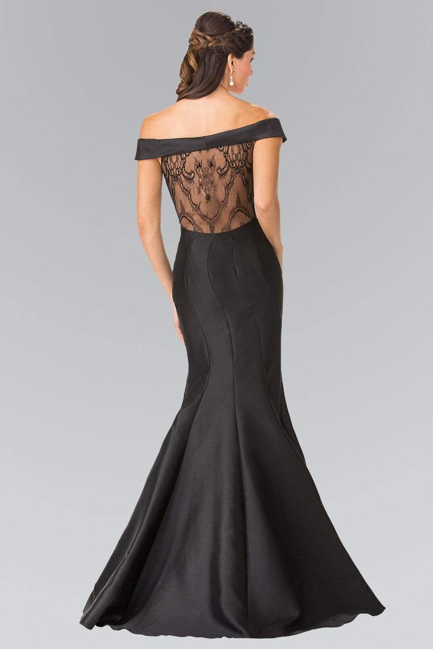 Elizabeth K - GL2213 Laced Off-Shoulder Mikado Mermaid Dress Special Occasion Dress