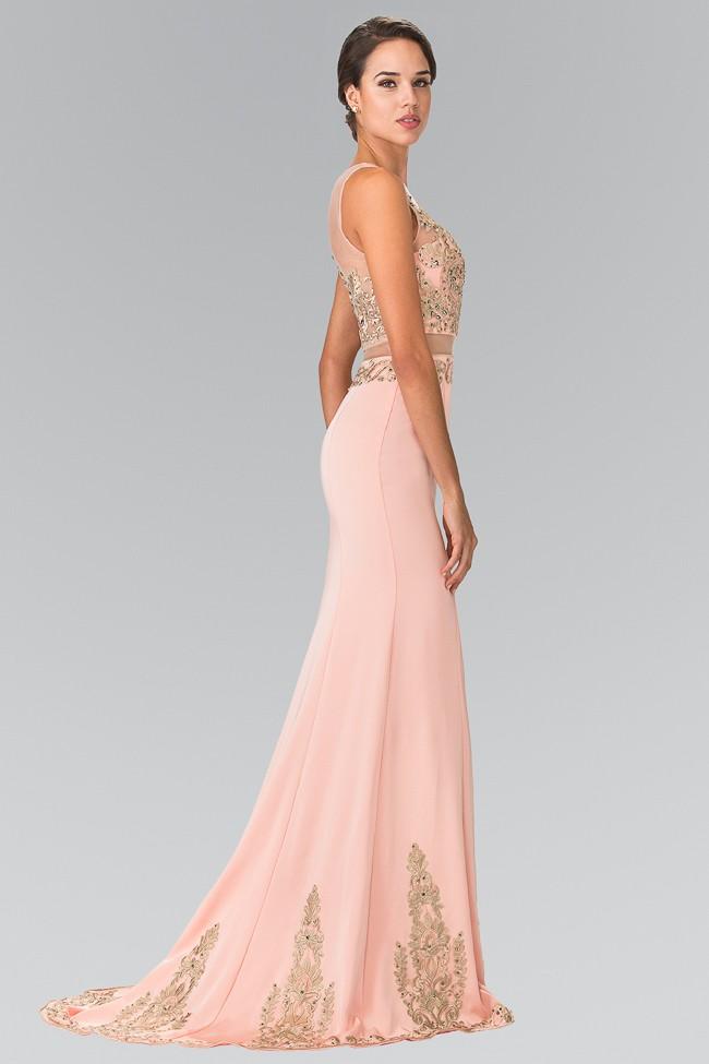 Elizabeth K - GL2248 Embroider Two Piece Long Dress Special Occasion Dress
