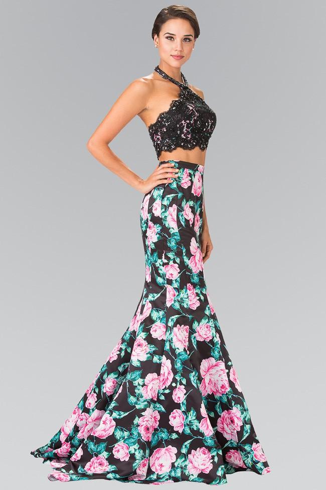 Elizabeth K - GL2259 Two-Piece Halter Mermaid Gown Special Occasion Dress