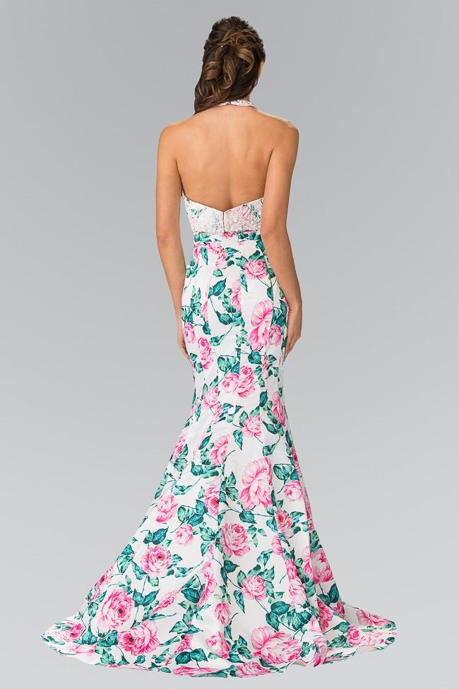 Elizabeth K - GL2259 Two-Piece Halter Mermaid Gown Special Occasion Dress