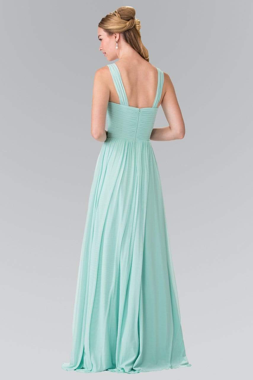 Elizabeth K - GL2366 Ruched Sweetheart Bodice Long Chiffon Gown Bridesmaid Dresses