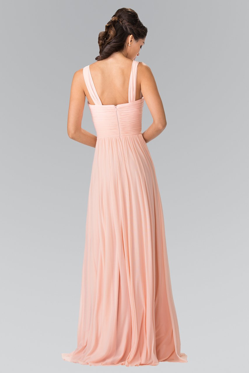 Elizabeth K - GL2366 Ruched Sweetheart Bodice Long Chiffon Gown Special Occasion Dress