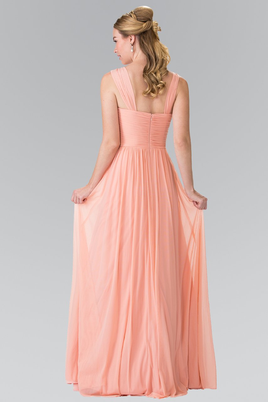 Elizabeth K - GL2366 Ruched Sweetheart Bodice Long Chiffon Gown Special Occasion Dress