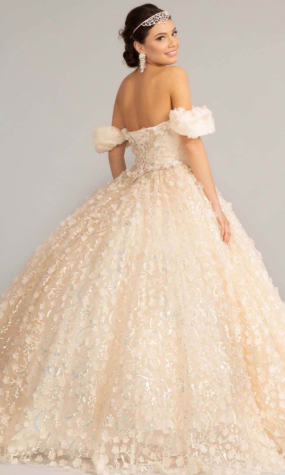 Elizabeth K GL3019 - Off-shoulder Sweetheart Neck Ball Gown Quinceanera Dresses