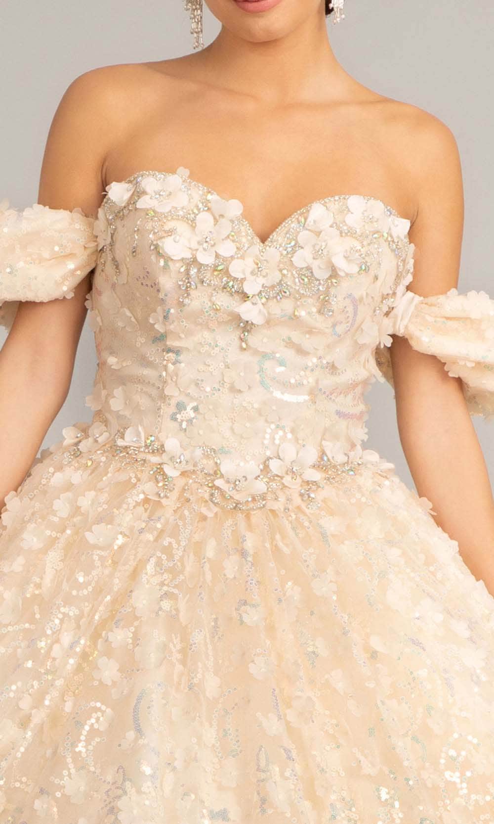 Elizabeth K GL3019 - Off-shoulder Sweetheart Neck Ball Gown Quinceanera Dresses