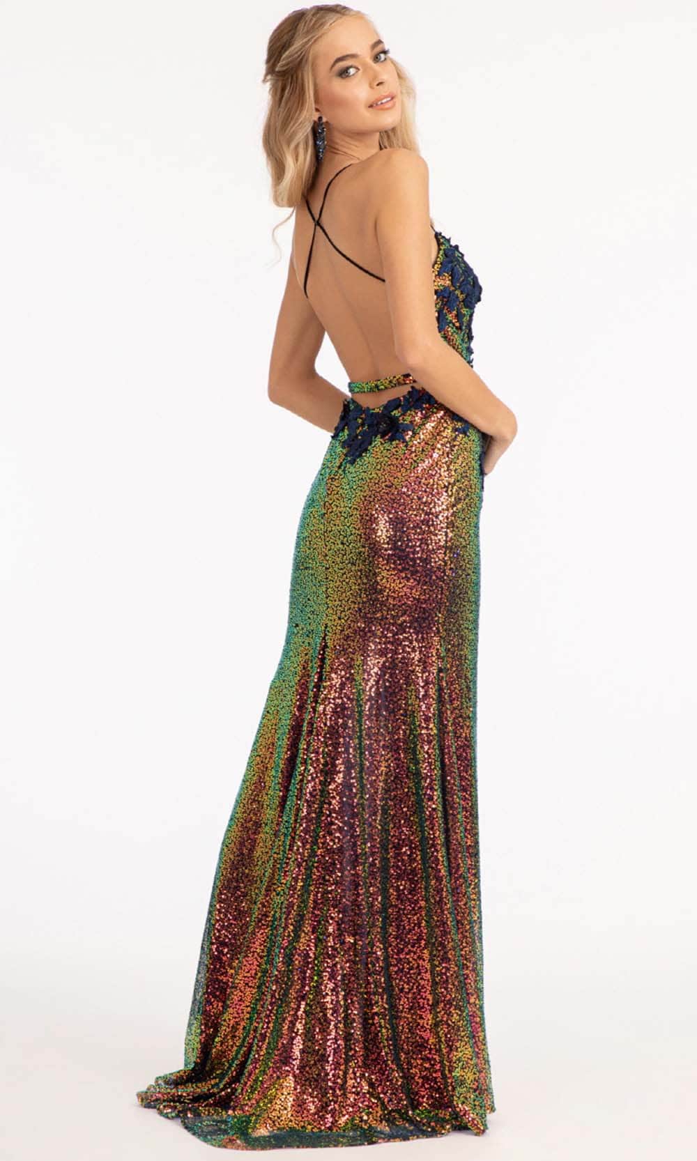 Elizabeth K GL3025 - Sleeveless Deep Sweetheart Neck Evening Dress Prom Dresses