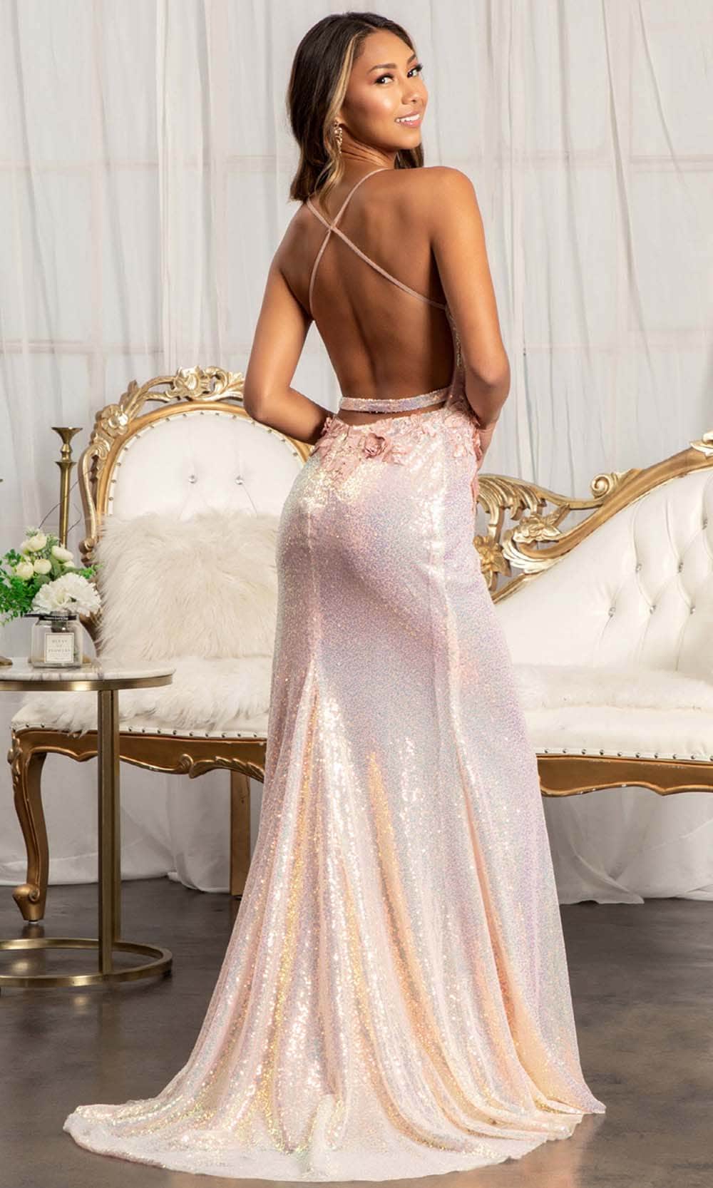 Elizabeth K GL3025 - Sleeveless Deep Sweetheart Neck Evening Dress Prom Dresses
