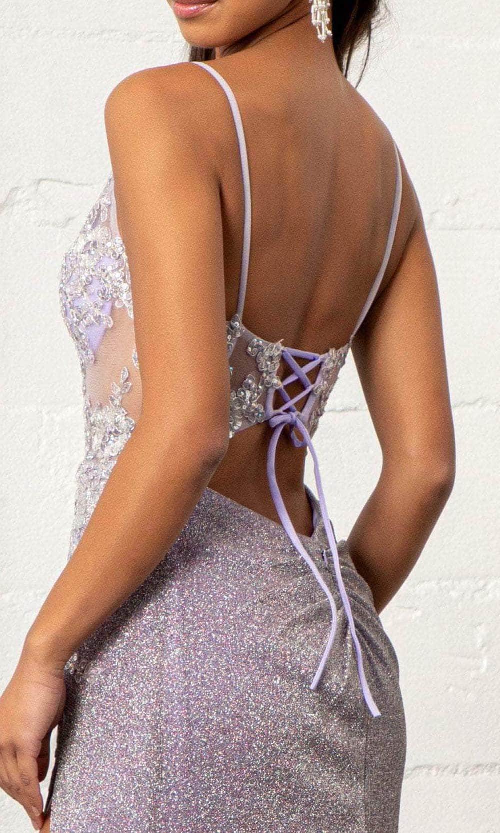 Elizabeth K GL3030 - Sequin Embroidered Prom Gown Special Occasion Dress