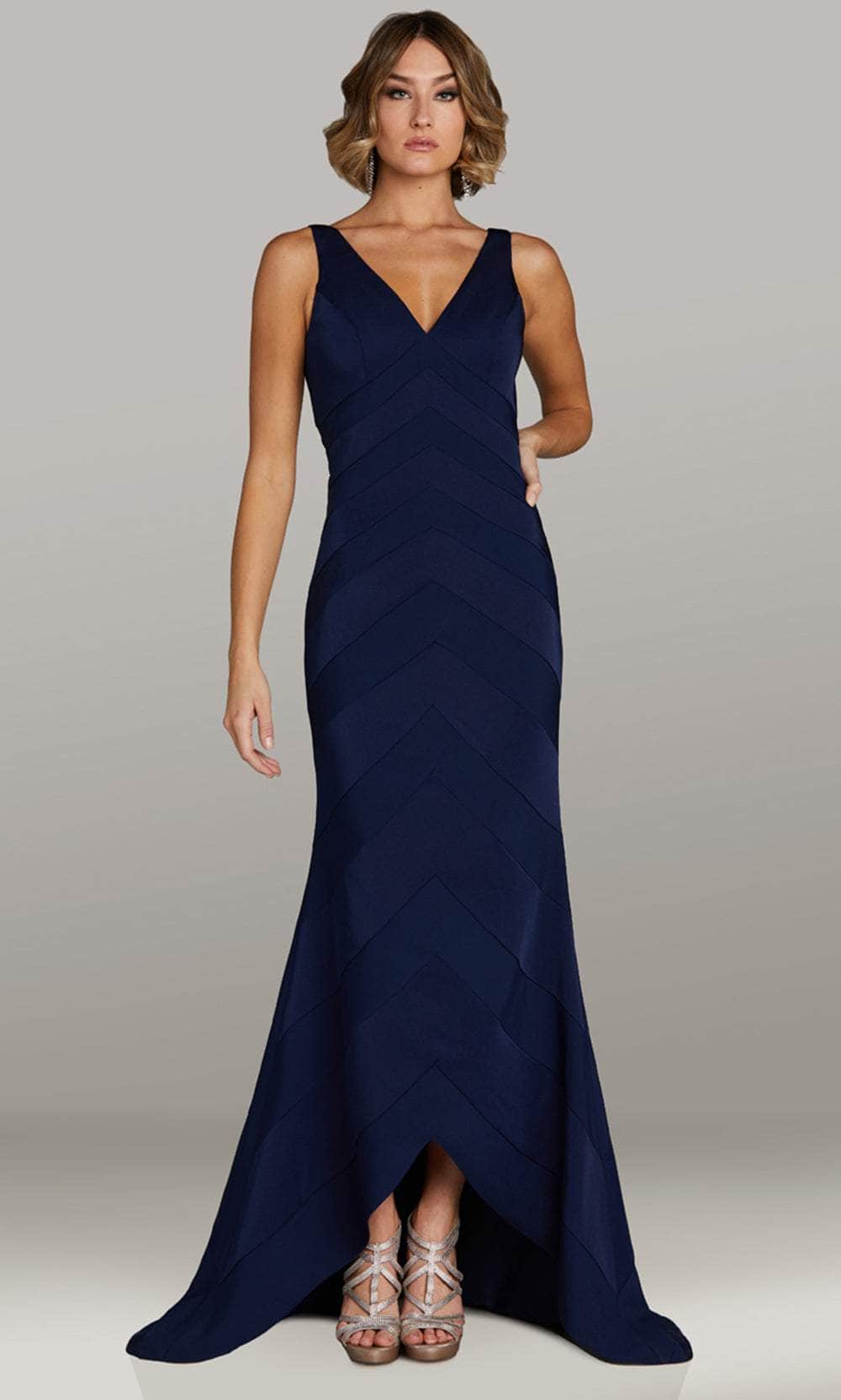 Gia Franco 12424 - Sleeveless High Low Evening Gown Prom Dresses