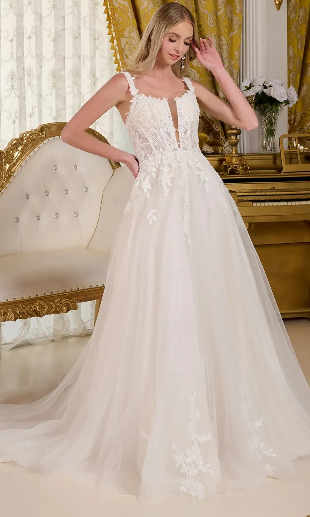 Elizabeth K GLS Gloria GL3662 Bridal Gown - Formal Dress Shops Off White / 2XL Elizabeth K GLS Gloria GL3662 Bridal Gown - Formal Dress Shops Off White / 2XL