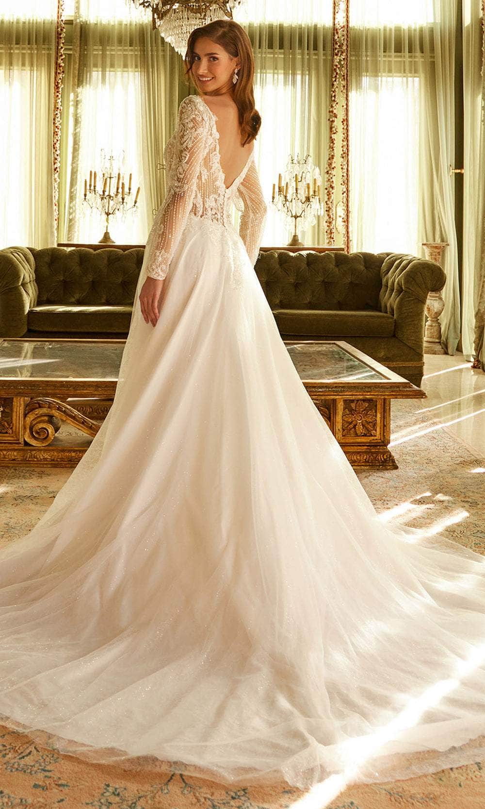 GLS by Gloria Bridal GL3530 - Long Sleeve A-Line Bridal Gown Bridal Dresses