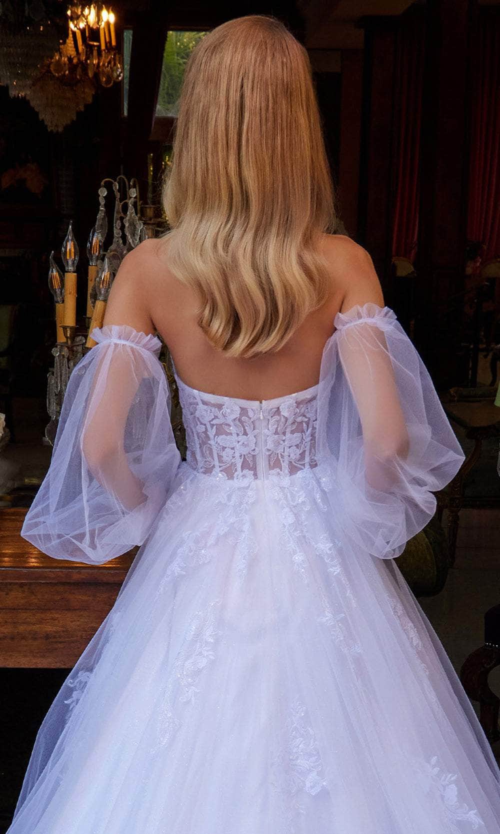 GLS by Gloria Bridal GL3579 - Sheer Sleeve Bridal Gown Bridal Dresses