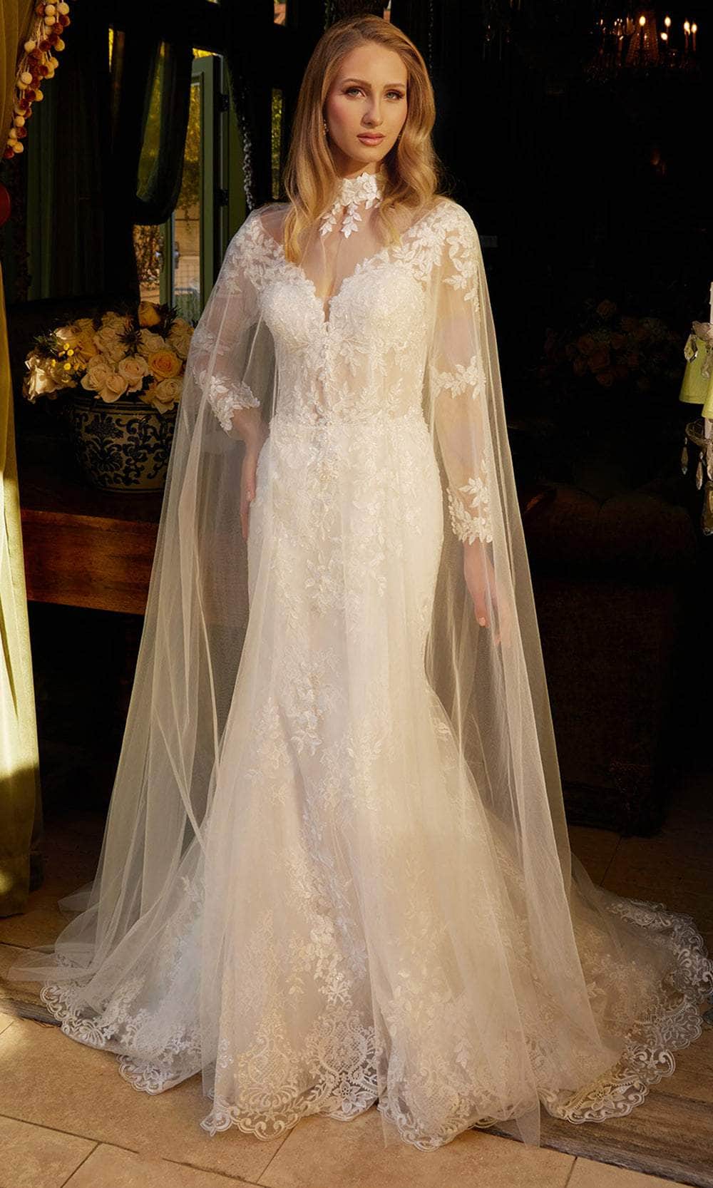 GLS by Gloria Bridal GL3605 - Long Sleeve Corset Bridal Gown Bridal Dresses