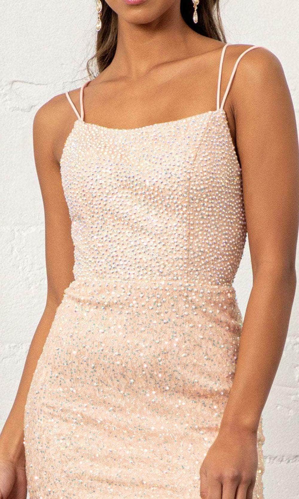 GLS by Gloria GL3052 - Dual Straps Embellished Evening Gown Special Occasion Dress