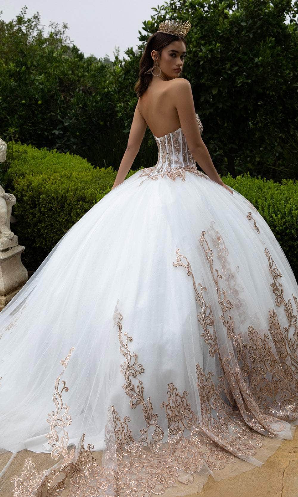 GLS by Gloria GL3578 - Sweetheart Bolero Tulle Ballgown Quinceanera Dresses