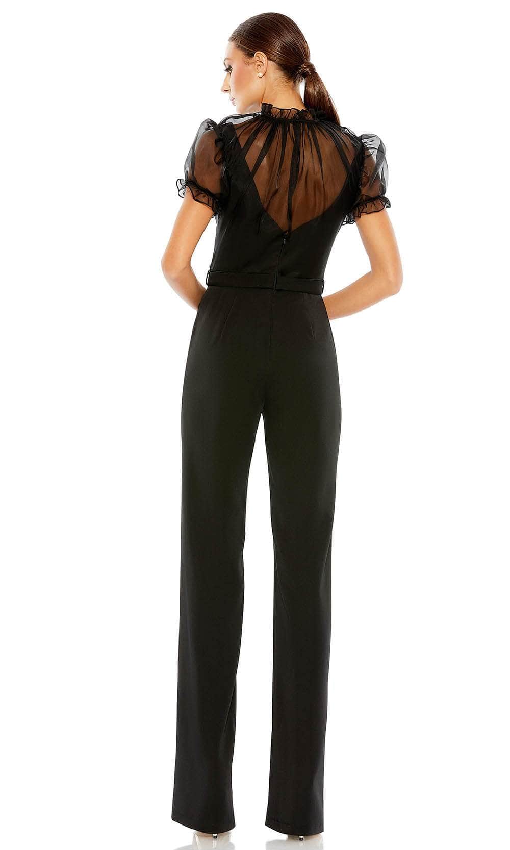 Ieena Duggal 26621 - Sheer Yoke Jumpsuit Special Occasion Dress