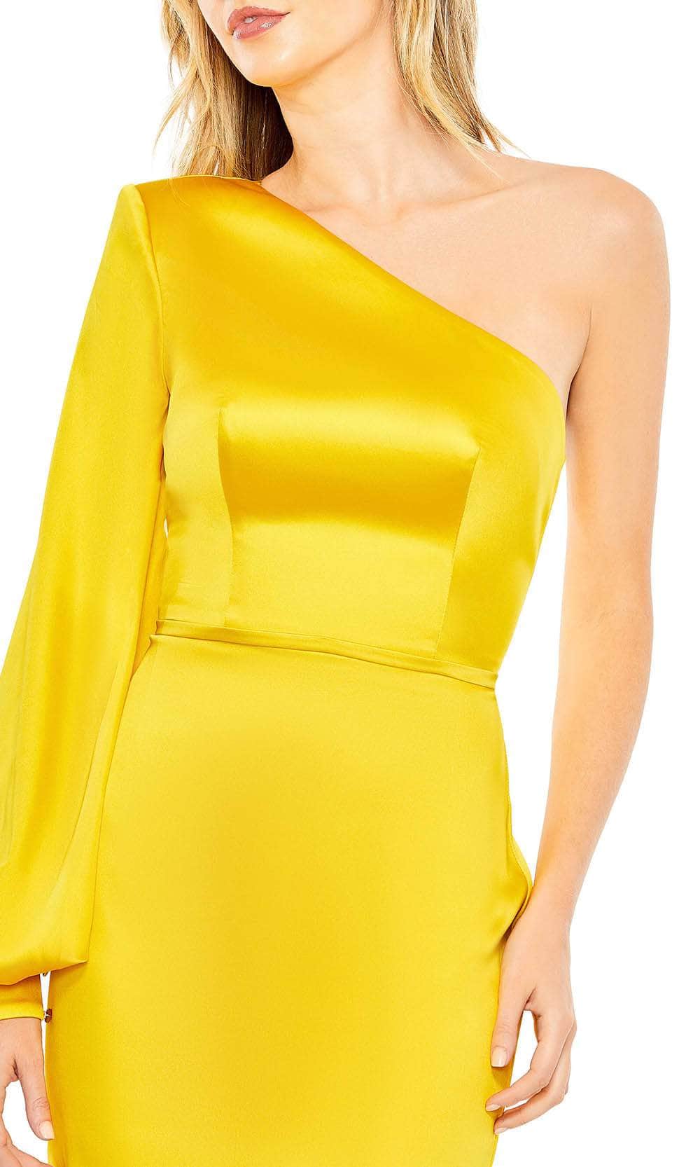 Ieena Duggal 26712 - Asymmetric Long Sleeved Evening Gown Special Occasion Dress