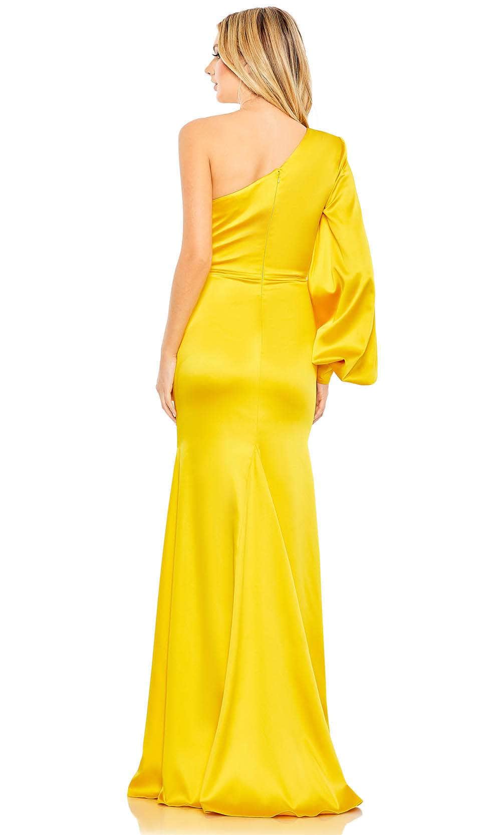 Ieena Duggal 26712 - Asymmetric Long Sleeved Evening Gown Special Occasion Dress