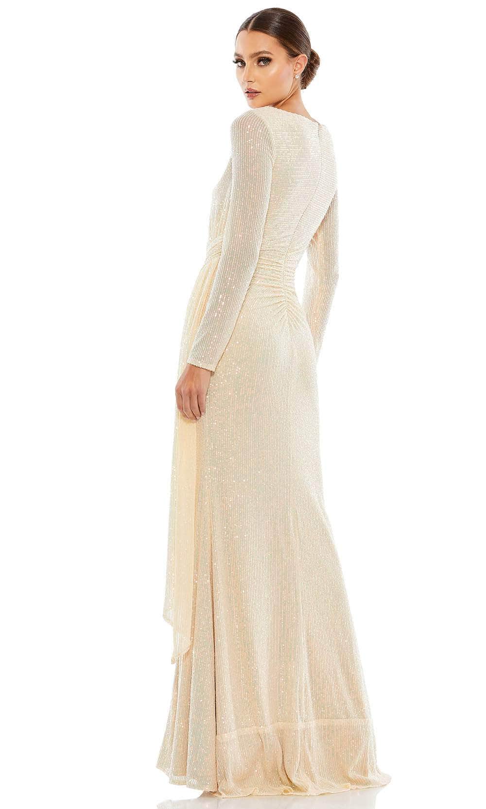 Ieena Duggal 26715 - Ruched Waist Sequin Evening Dress Special Occasion Dress