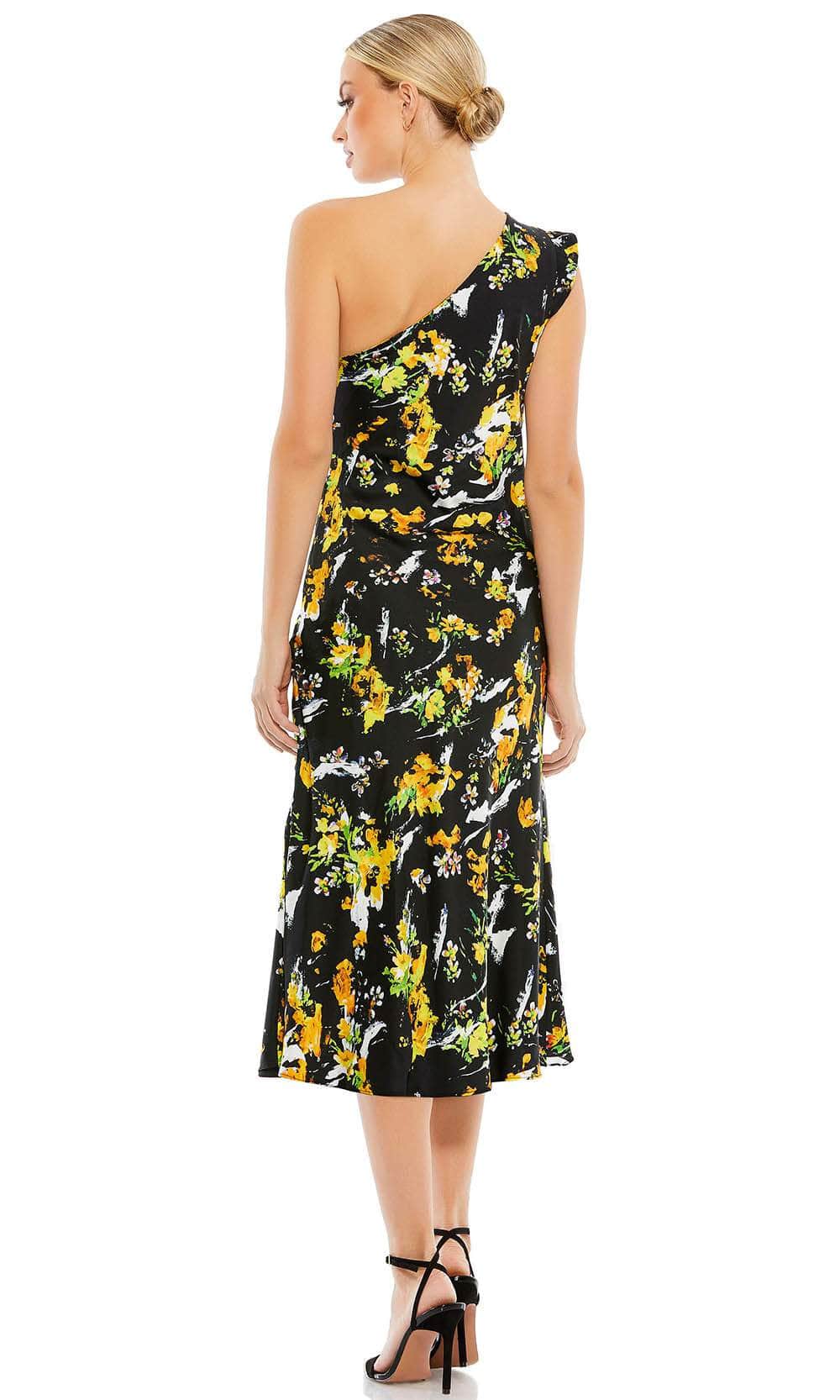 Ieena Duggal 55630 - Floral One Shoulder Cocktail Dress Special Occasion Dress