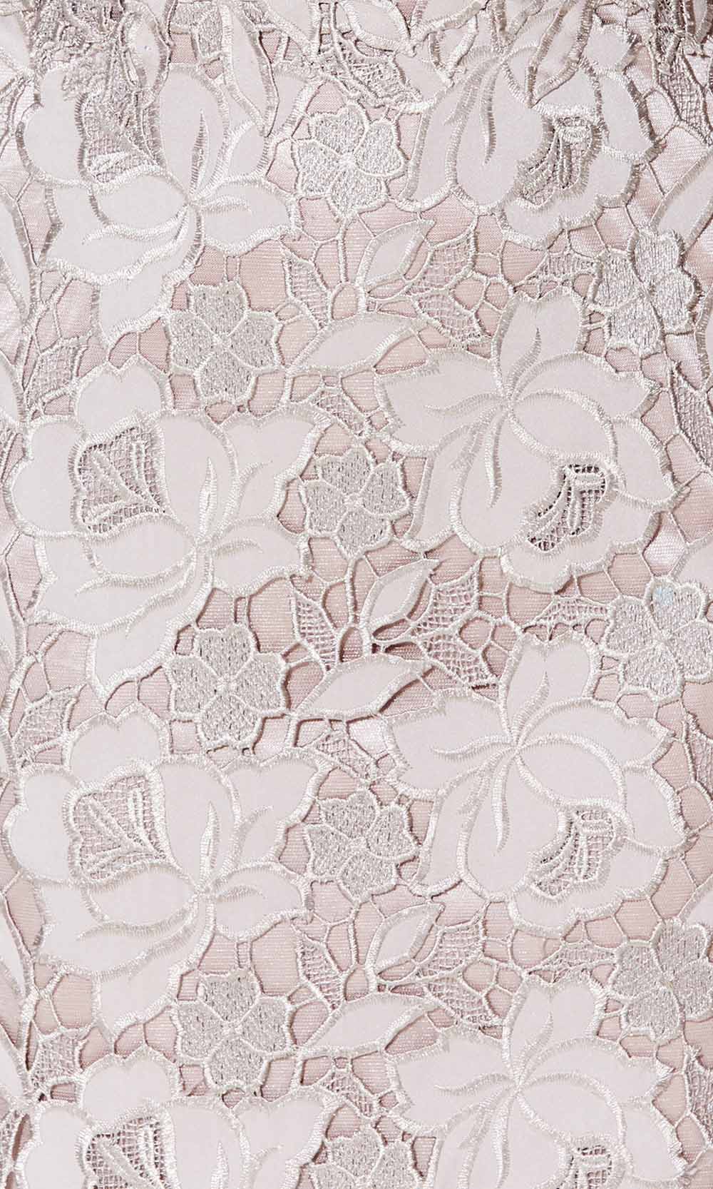 Ivonne D 122D65 - Embroidered Crepe Laced Evening Gown Mother of the Bride Dresses