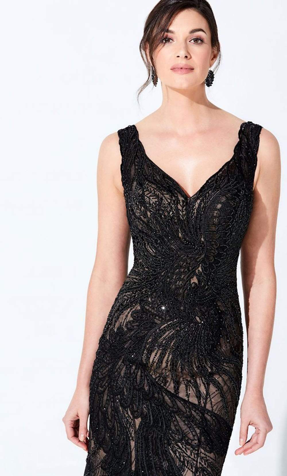 Ivonne D by Mon Cheri - 220D36 Sleeveless Embroidered Gown Mother of the Bride Dresses