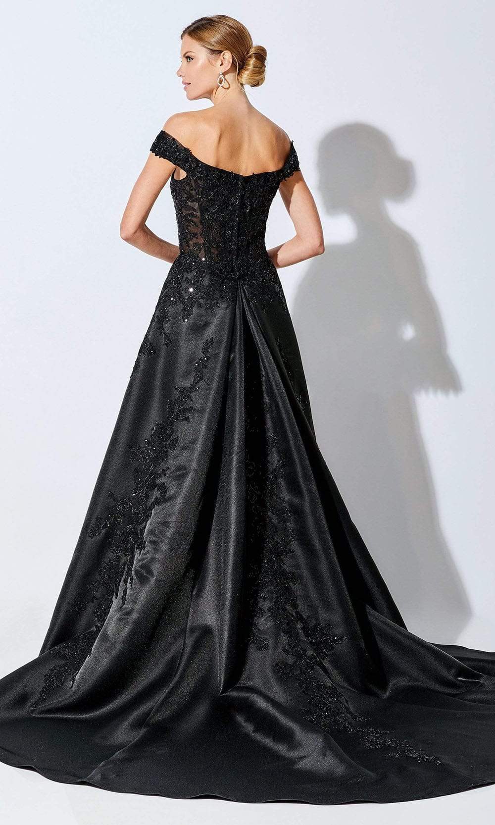 Ivonne D by Mon Cheri - Off Shoulder A-Line Evening Dress Mother of the Bride Dresses