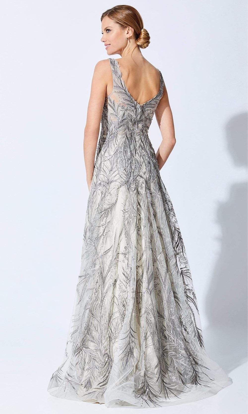 Ivonne D by Mon Cheri - V-Neck A-Line Evening Dress Evening Dresses