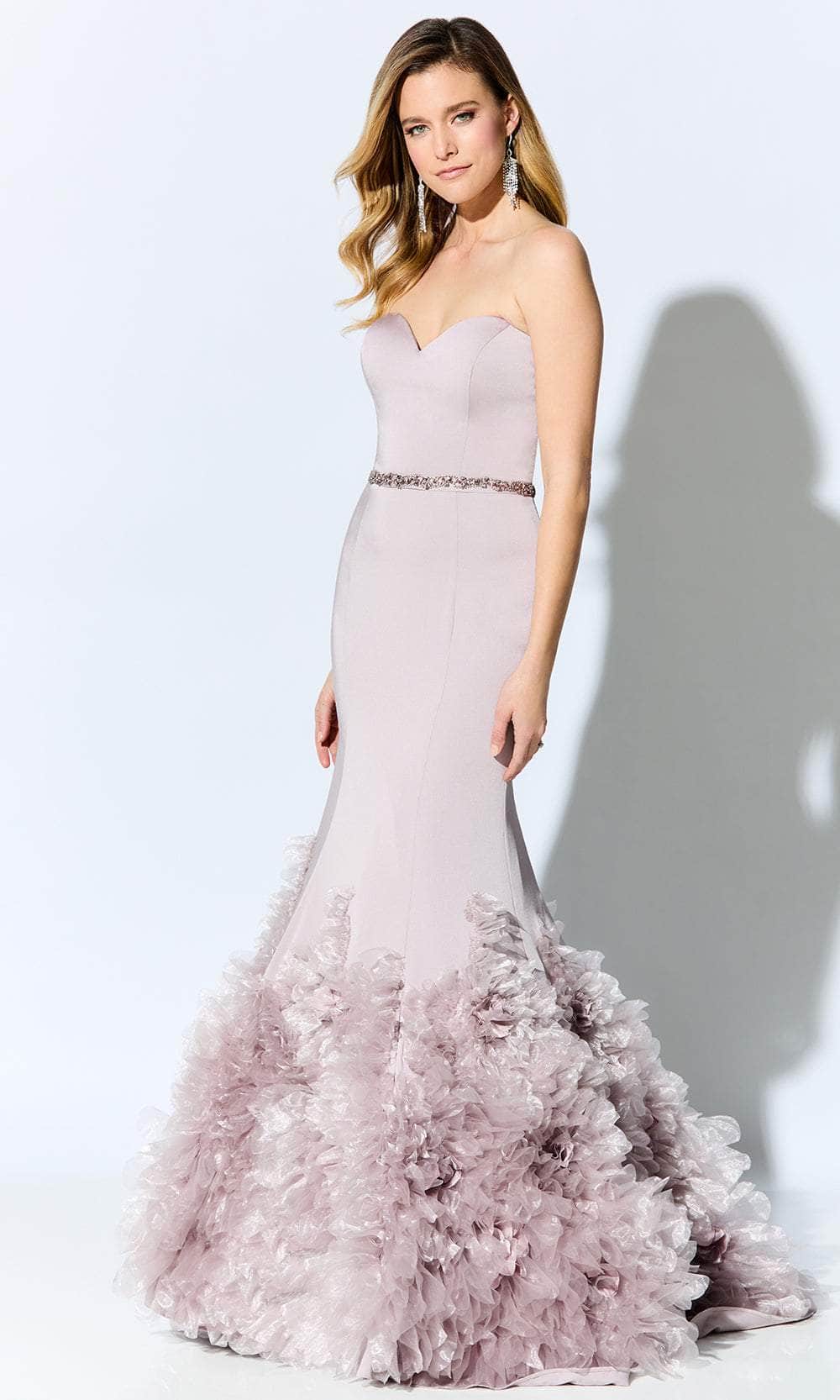 Ivonne D for Mon Cheri ID909 - Tulle Appliqued Formal Gown Special Occasion Dress