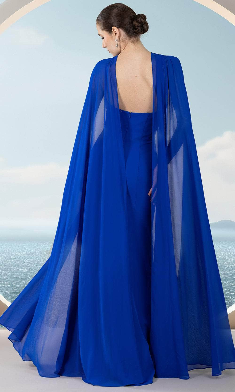 Janique 2507 - Halter Chiffon Evening Dress Evening Dresses
