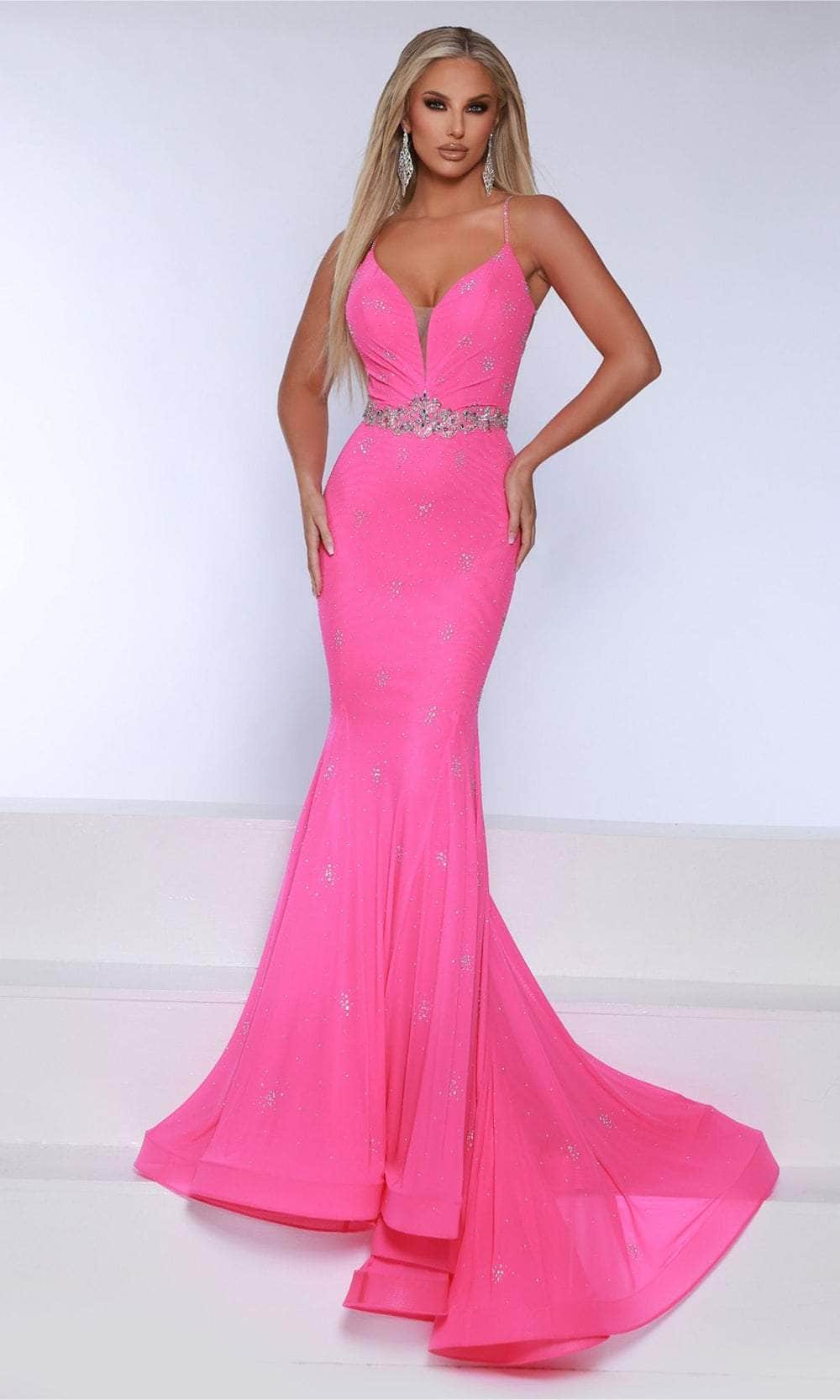 Johnathan Kayne 3008 - Beaded Strappy Back Prom Gown Evening Dresses