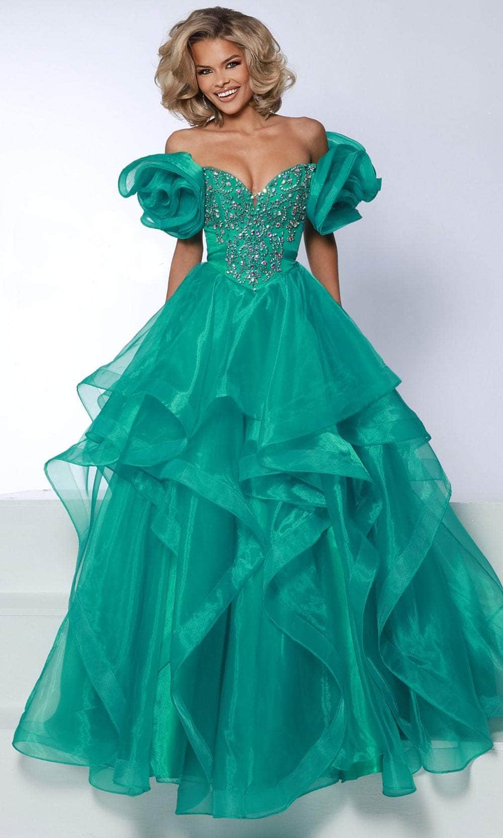 Johnathan Kayne 3036 - Sweetheart Beaded Top Ballgown Ball Gowns