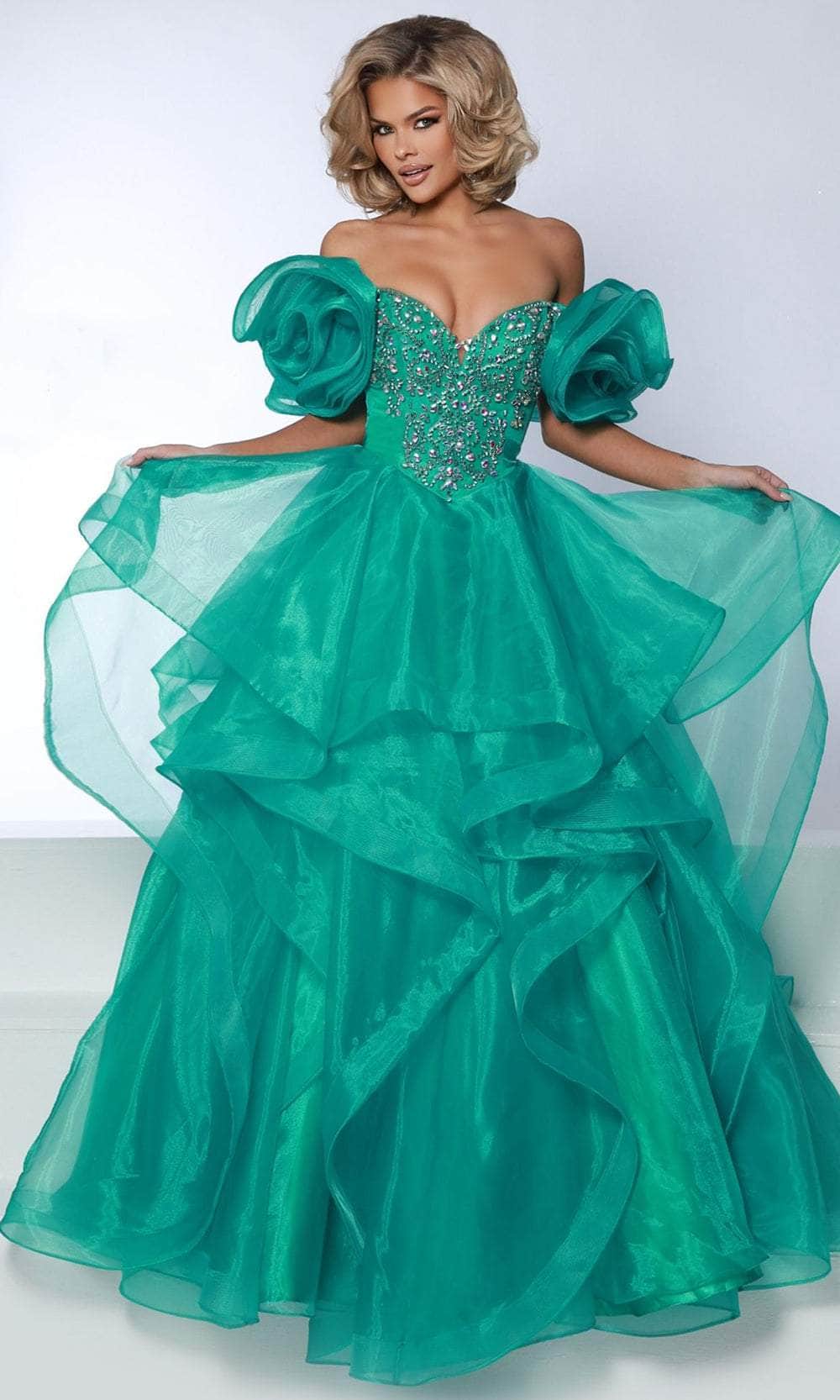 Johnathan Kayne 3036 - Sweetheart Beaded Top Ballgown Ball Gowns