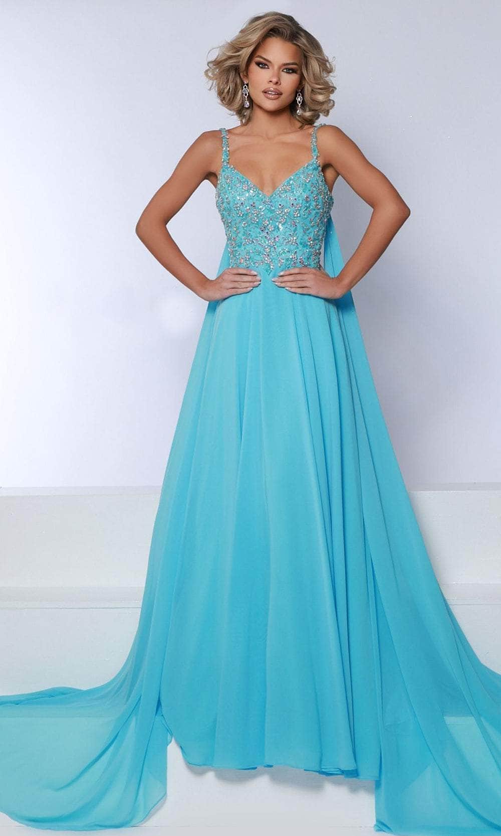 Johnathan Kayne 3048 - Beaded Top A-Line Prom Gown Prom Dresses