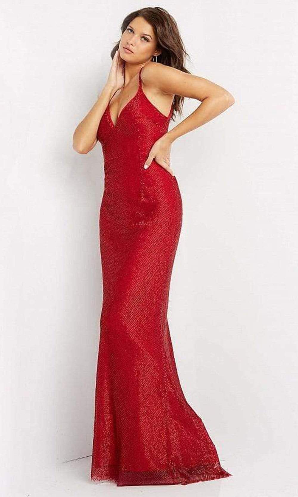 Jovani 05057 - Long Sheath Dress