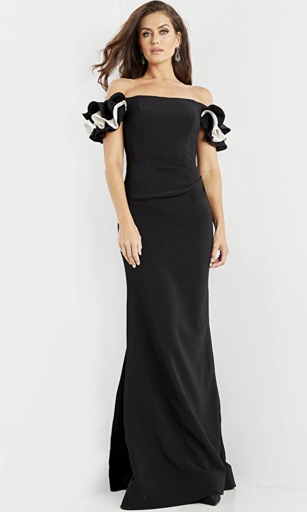 Jovani 07017 - Off Shoulder Sheath Evening Dress Evening Dresses
