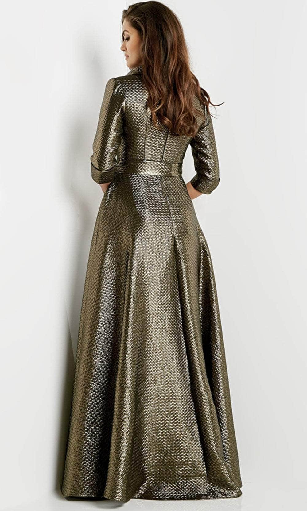 Jovani 08388 - Long Sleeve A Line Evening Gown Evening Dresses